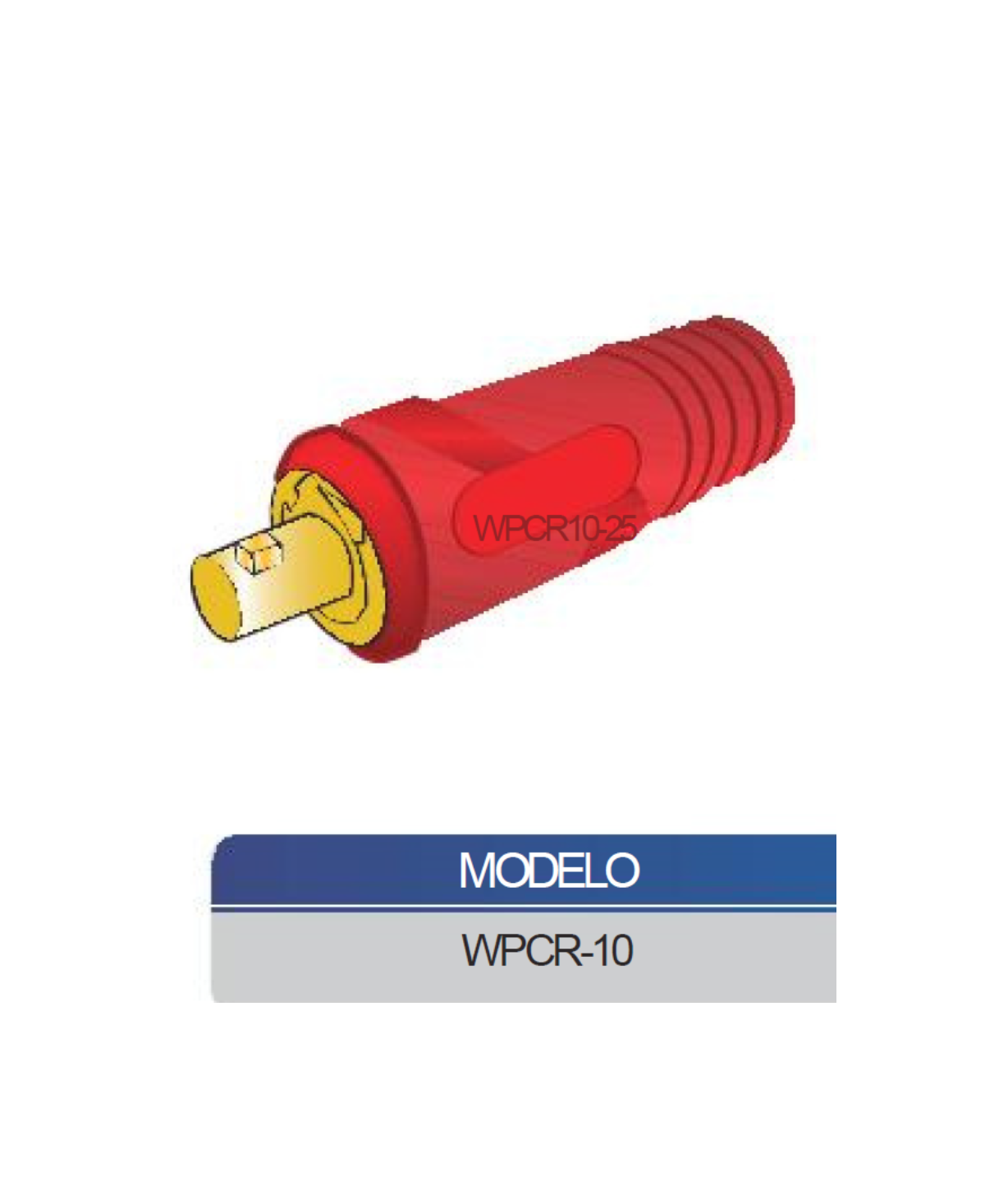CONECTOR MACHO WPCR-10