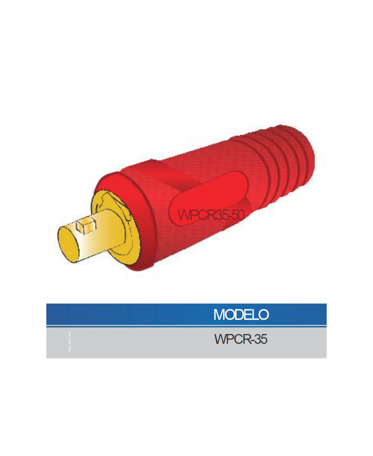 CONECTOR MACHO WPCR-35