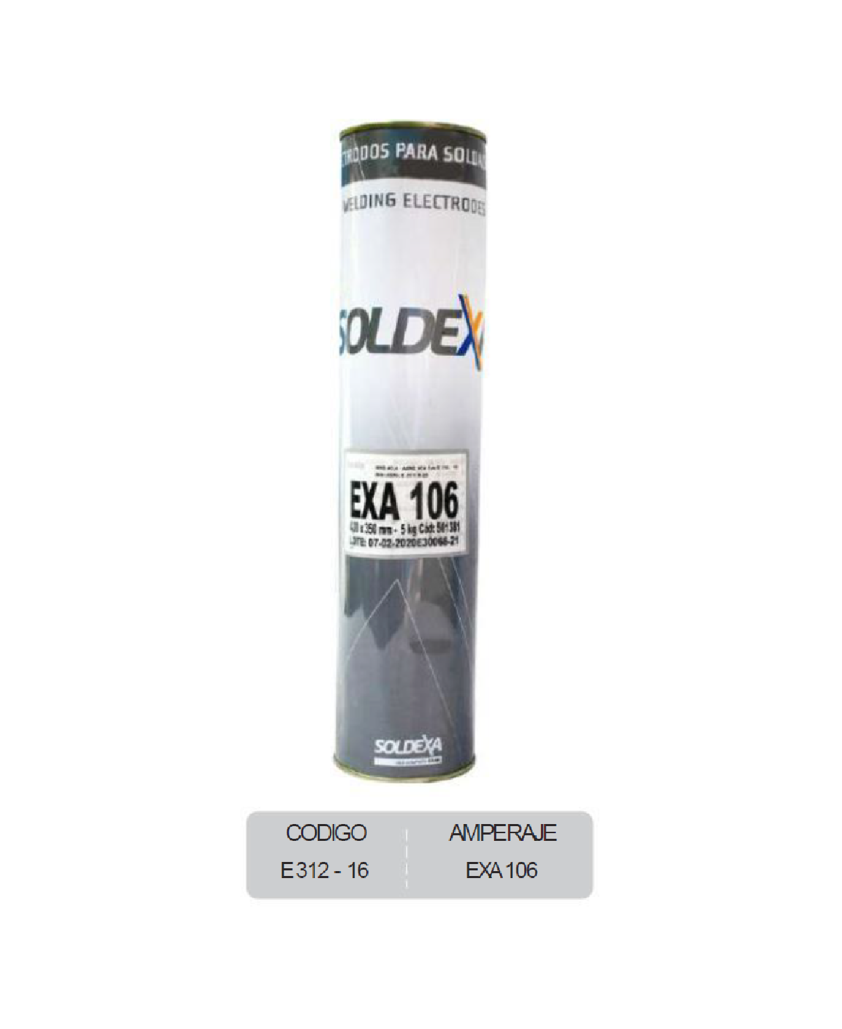 ELECTRODOS OERLIKON E312-16 EXA106