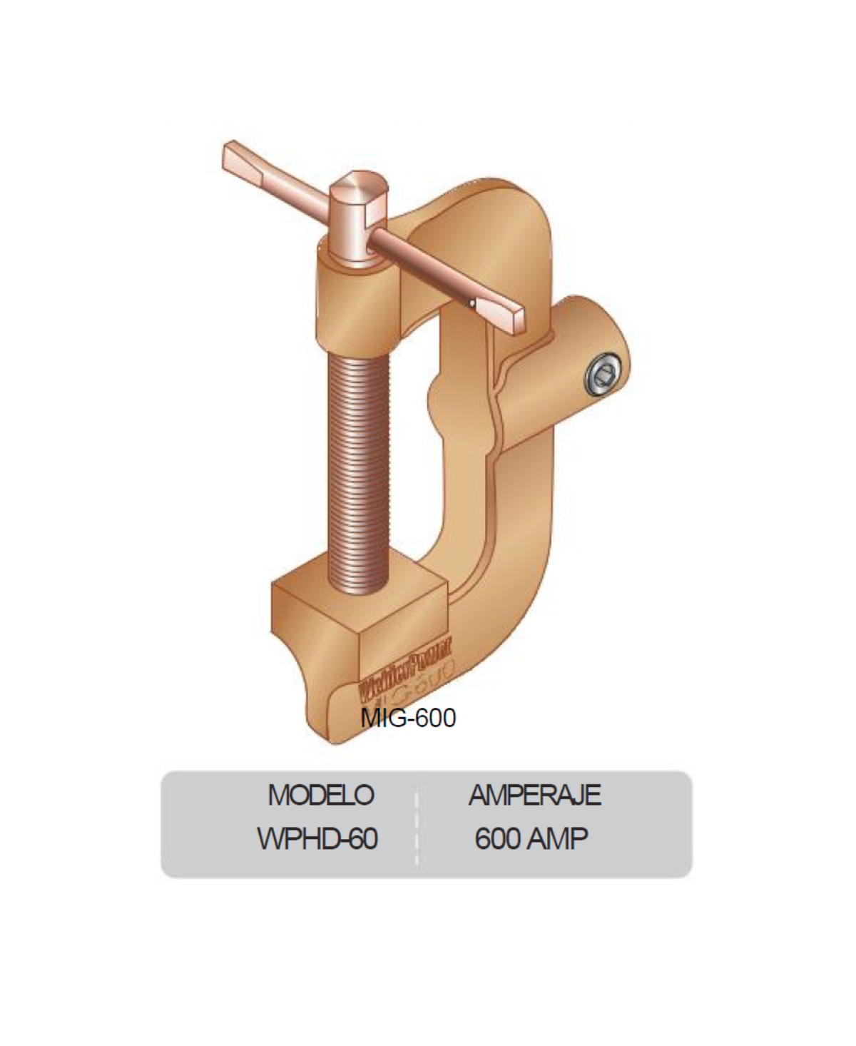 TENAZA TIERRA WPHD-60